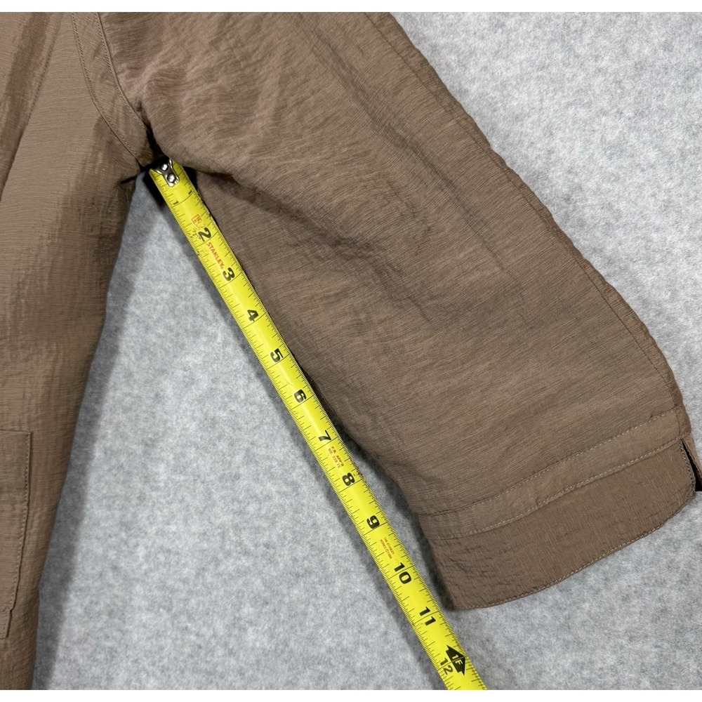 Nancy Bolen City Girl Jacket Women's Size Small Light Brown Lined Zip Up Pockets - Picture 7 of 10